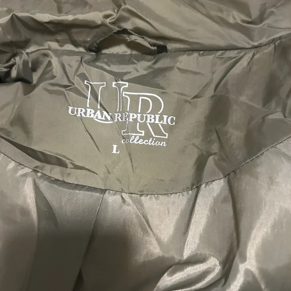 Urban Republic Khaki Puffer Vest - Picture 3 of 3